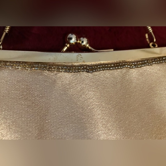 Vintage gorgeous clutch with removable chain - Picture 7 of 8